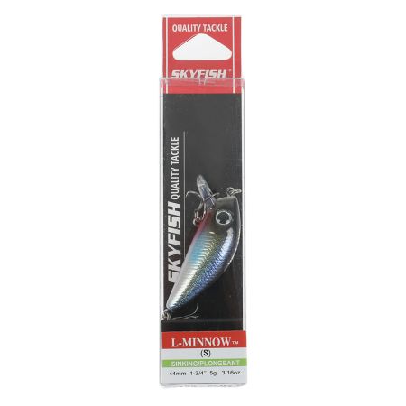 Воблер SKYFISH "L-MINNOW" SINKING 44 мм, 5 гр, 0-0.5 м, цвет: #C07
